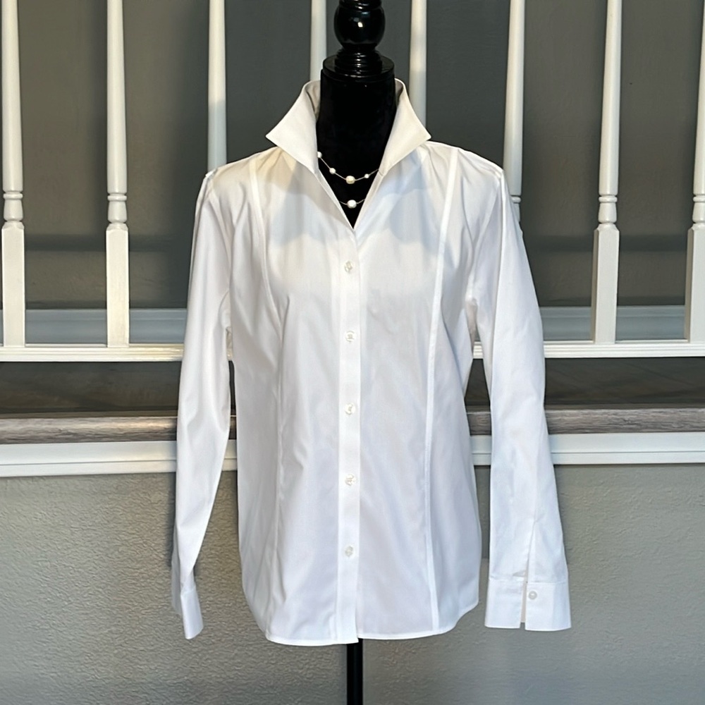 White Chico’s No-Iron Shirt